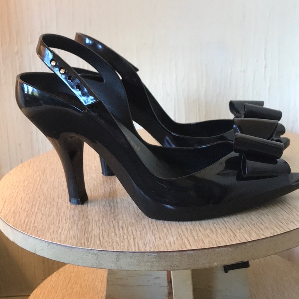 RESERVED Vivienne Westwood X Melissa peep toe heels